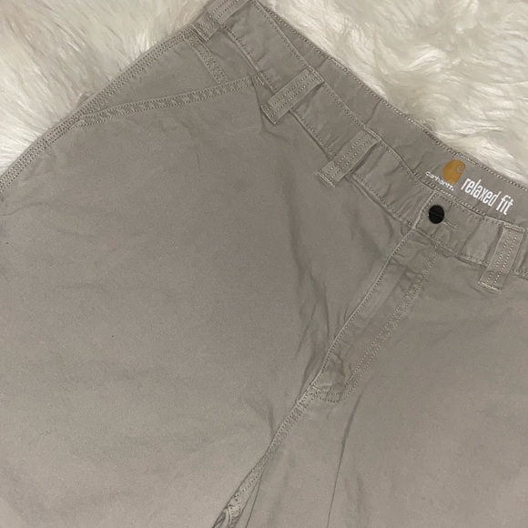 CARHARTT Shorts Men’s Size 44 CARHARTT Relaxed Fit Canvas Shorts 102514 232 - Picture 11 of 13